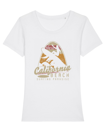 California Beach Surfing White