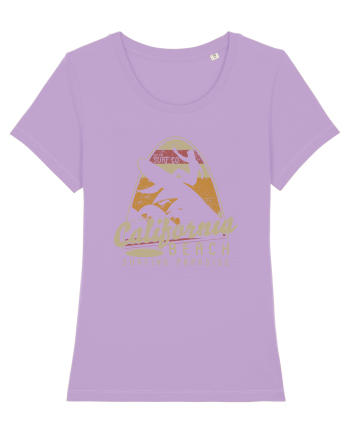 California Beach Surfing Lavender Dawn