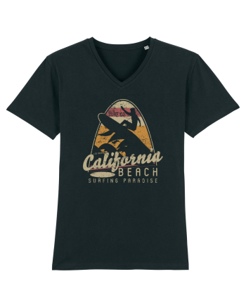 California Beach Surfing Black