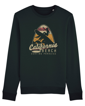 California Beach Surfing Black