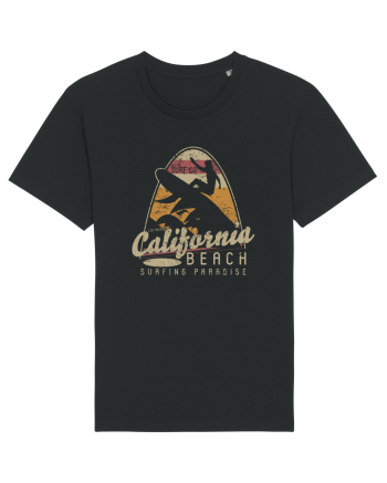 California Beach Surfing Black