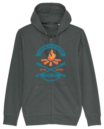 Camping is the Answer Anthracite