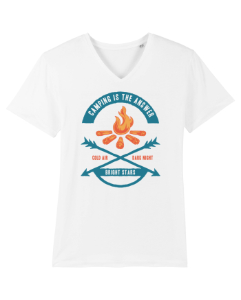 Camping is the Answer White