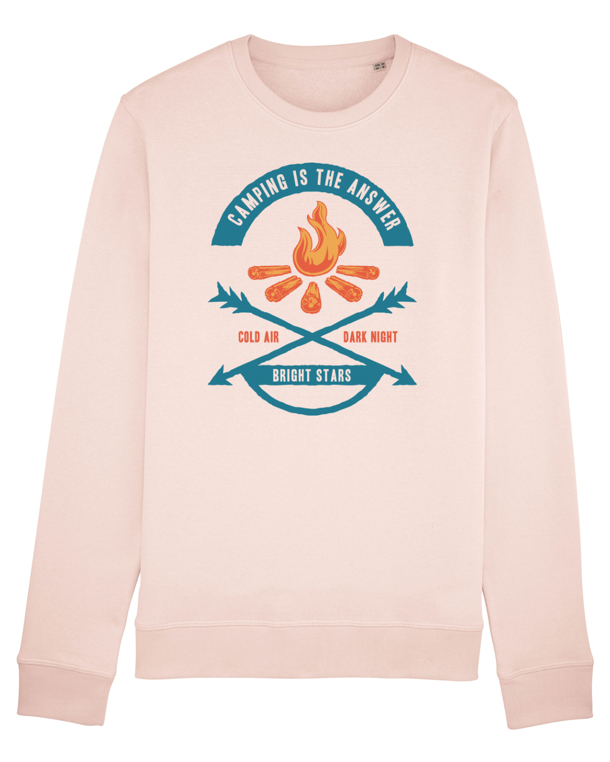 Bluză mânecă lungă Unisex Rise Candy Pink