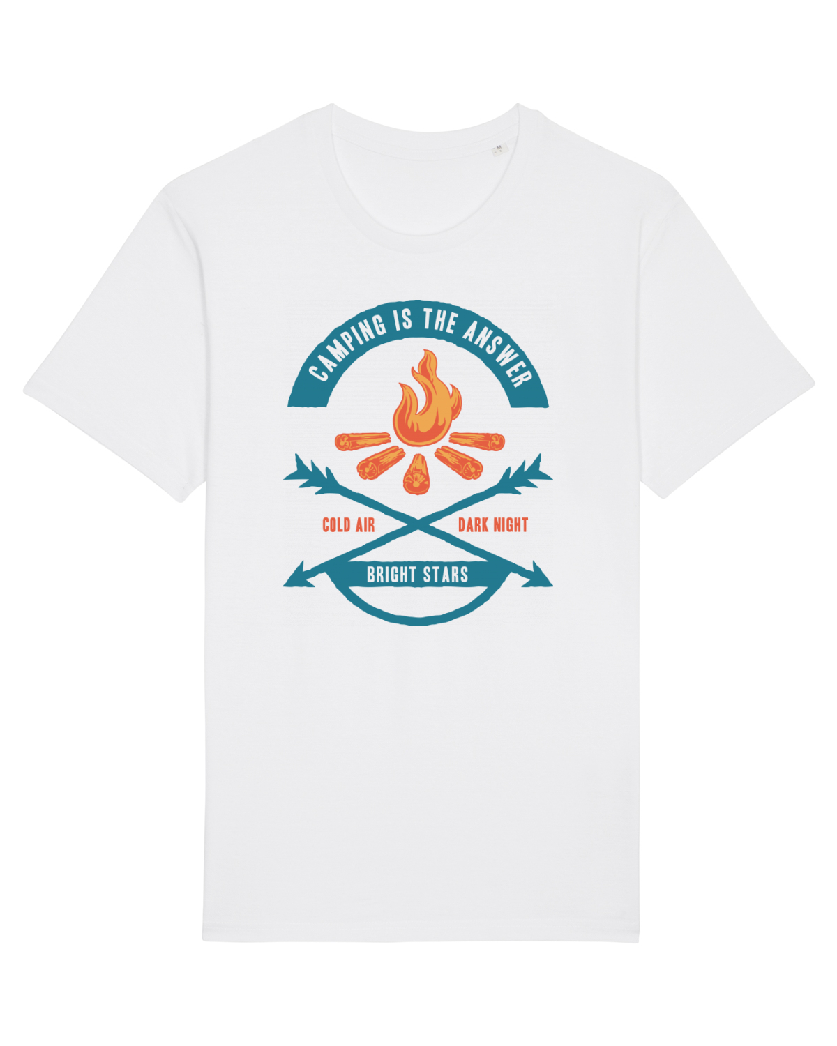 Tricou mânecă scurtă Unisex Rocker White