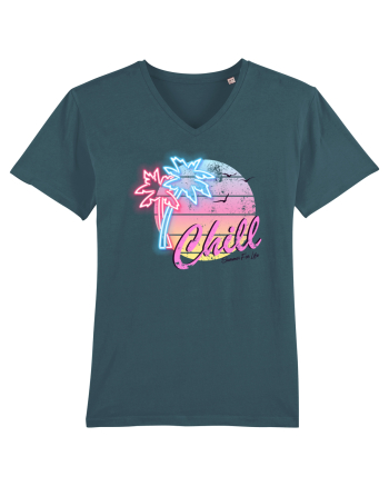 Chill Neon Stargazer