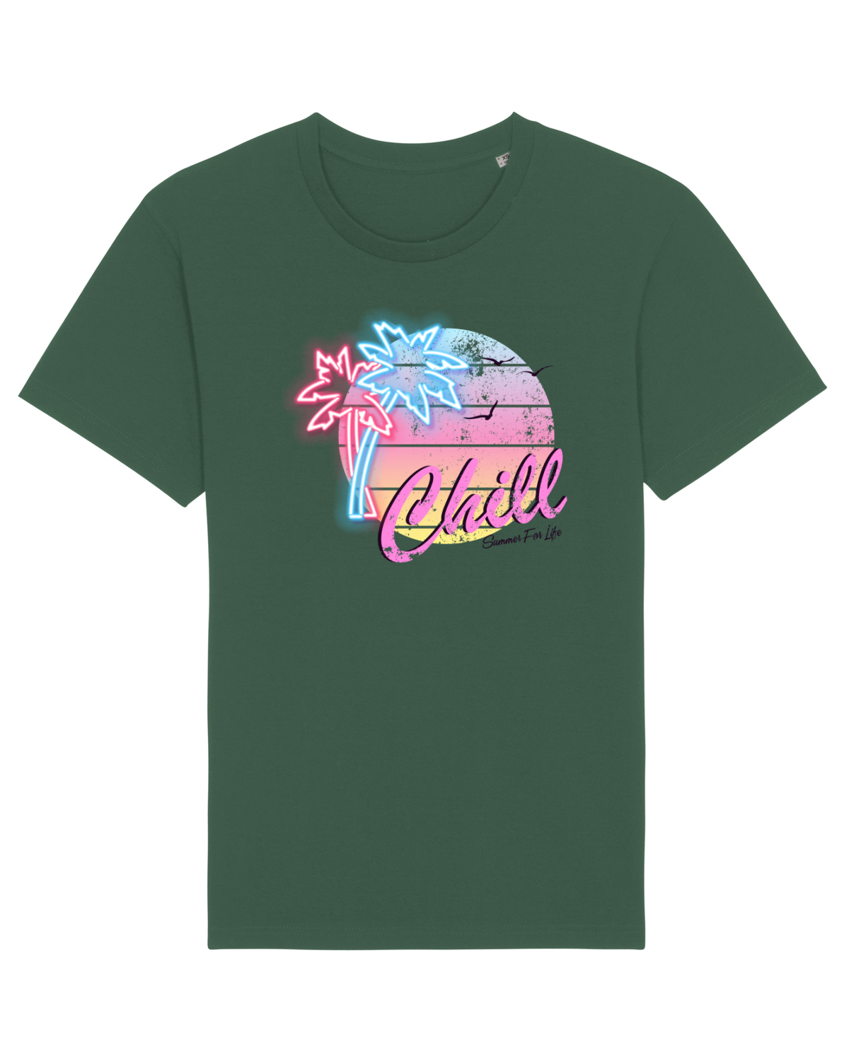 Tricou mânecă scurtă Unisex Rocker Bottle Green