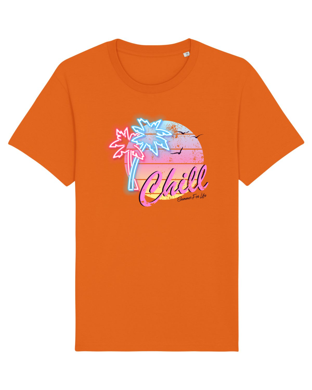 Tricou mânecă scurtă Unisex Rocker Bright Orange