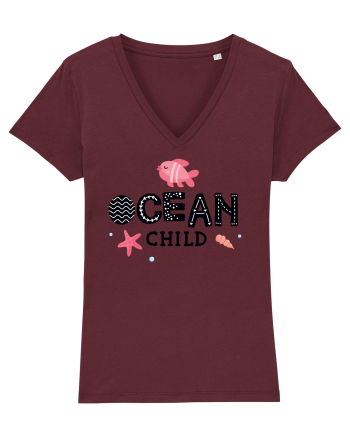 Ocean Cute Burgundy
