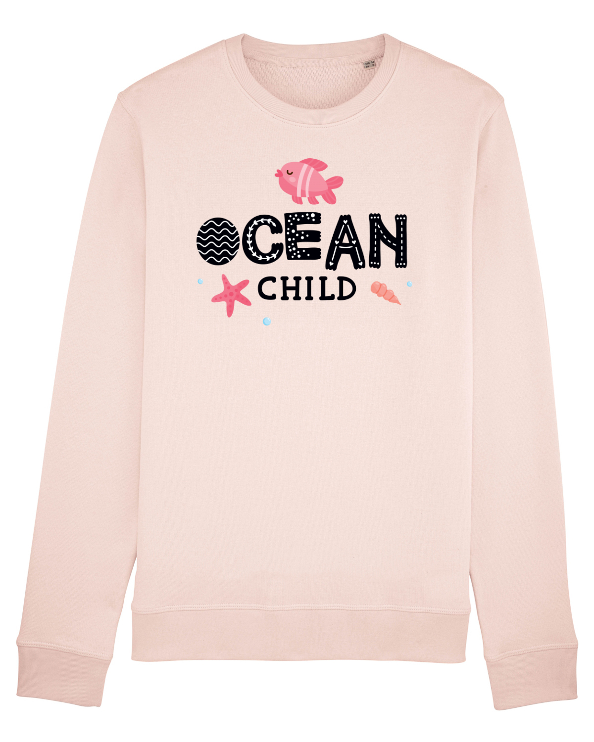 Bluză mânecă lungă Unisex Rise Candy Pink