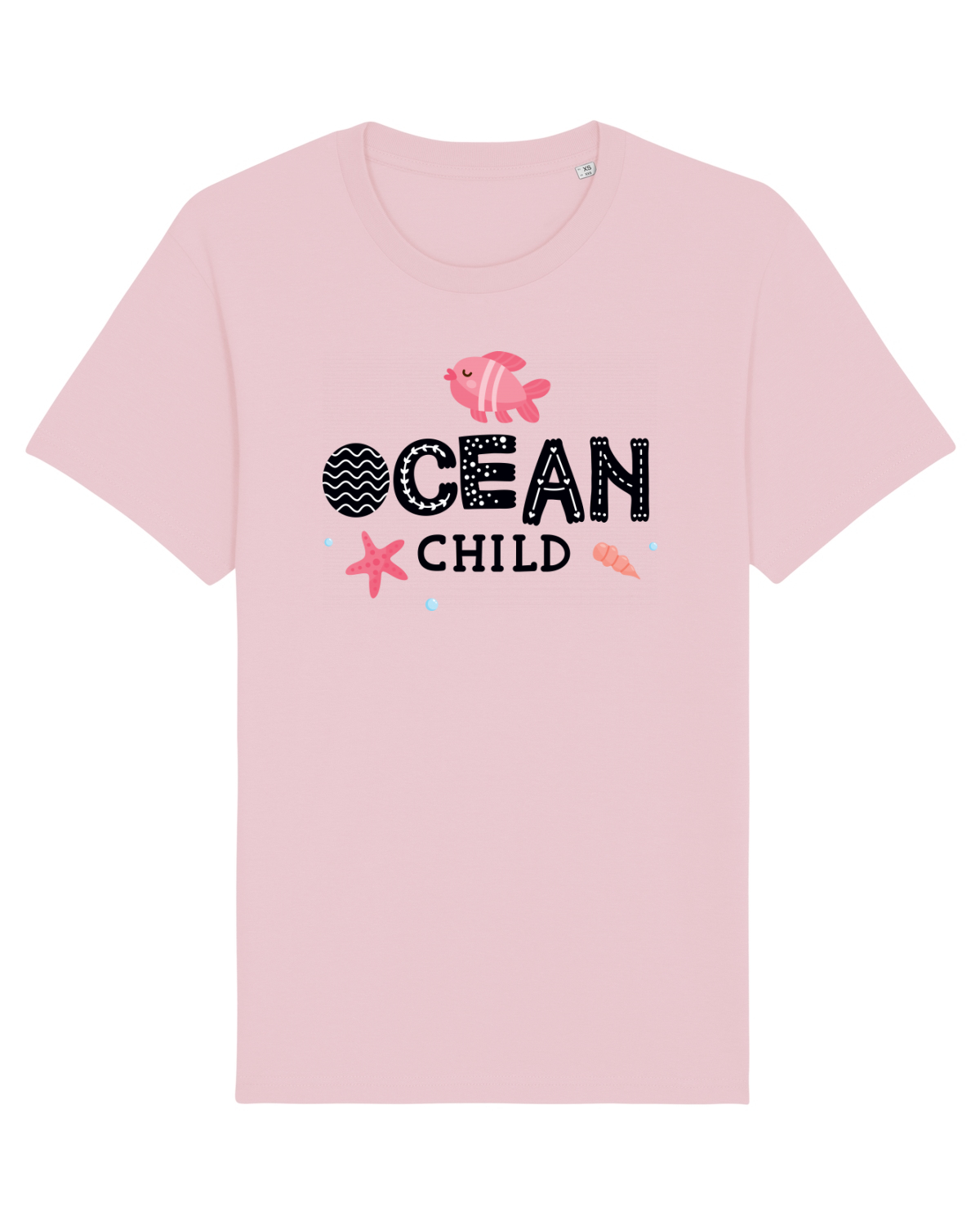 Tricou mânecă scurtă Unisex Rocker Cotton Pink