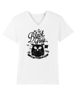 The Black Flag Bufnita Tricou mânecă scurtă guler V Bărbat Presenter