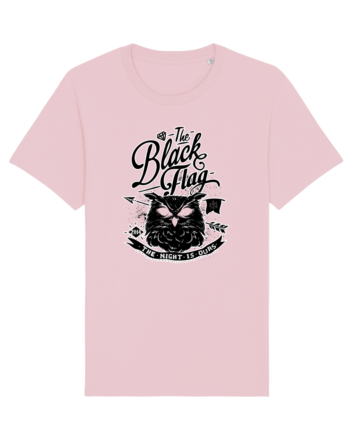 Tricou mânecă scurtă Unisex Rocker Cotton Pink