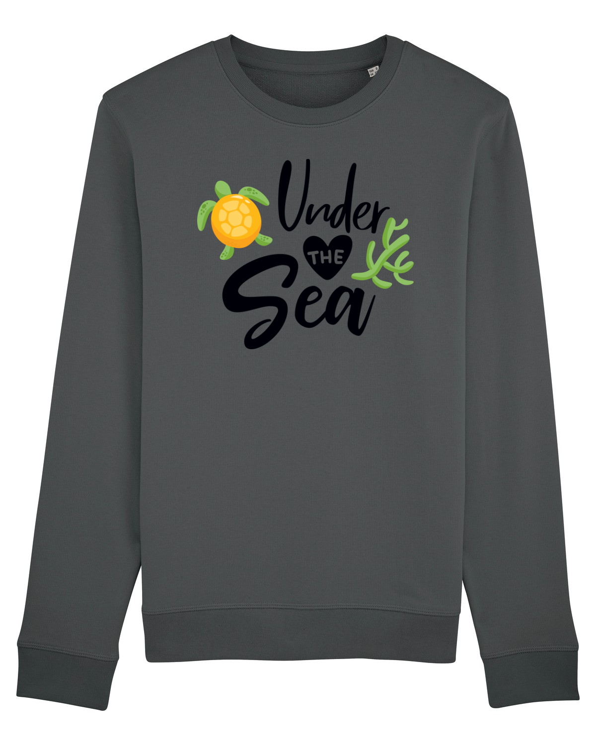 Bluză mânecă lungă Unisex Rise Anthracite