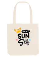 Sand Sun and the Sea Sacoșă textilă