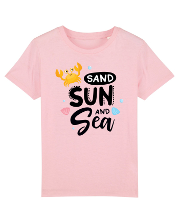 Sand Sun and the Sea Cotton Pink