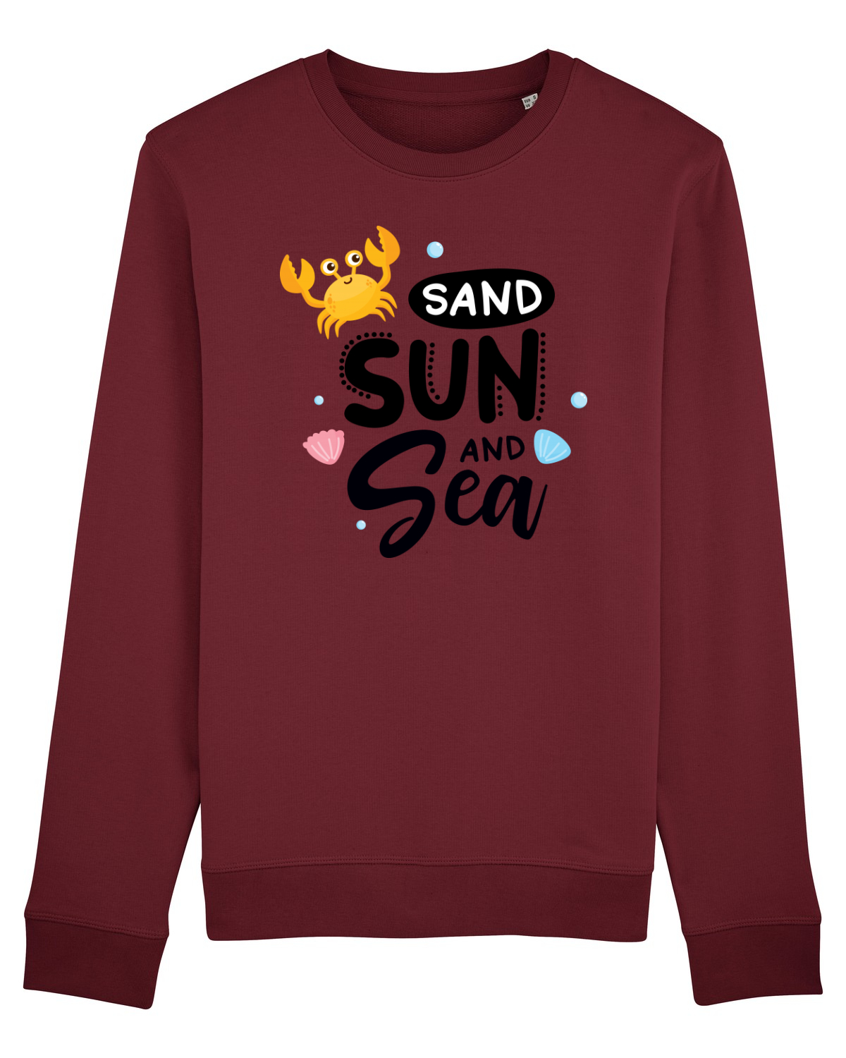 Bluză mânecă lungă Unisex Rise Burgundy