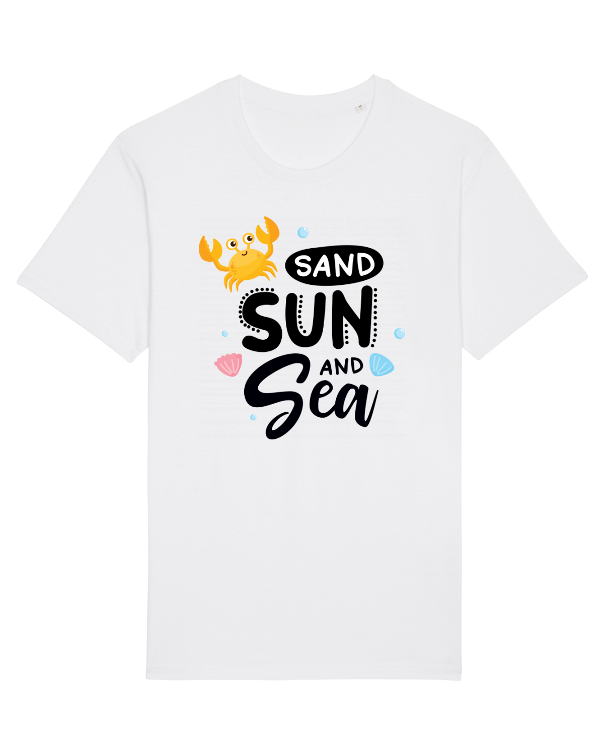 Tricou mânecă scurtă Unisex Rocker White