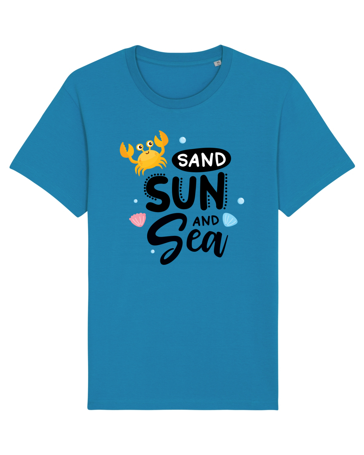 Tricou mânecă scurtă Unisex Rocker Azur
