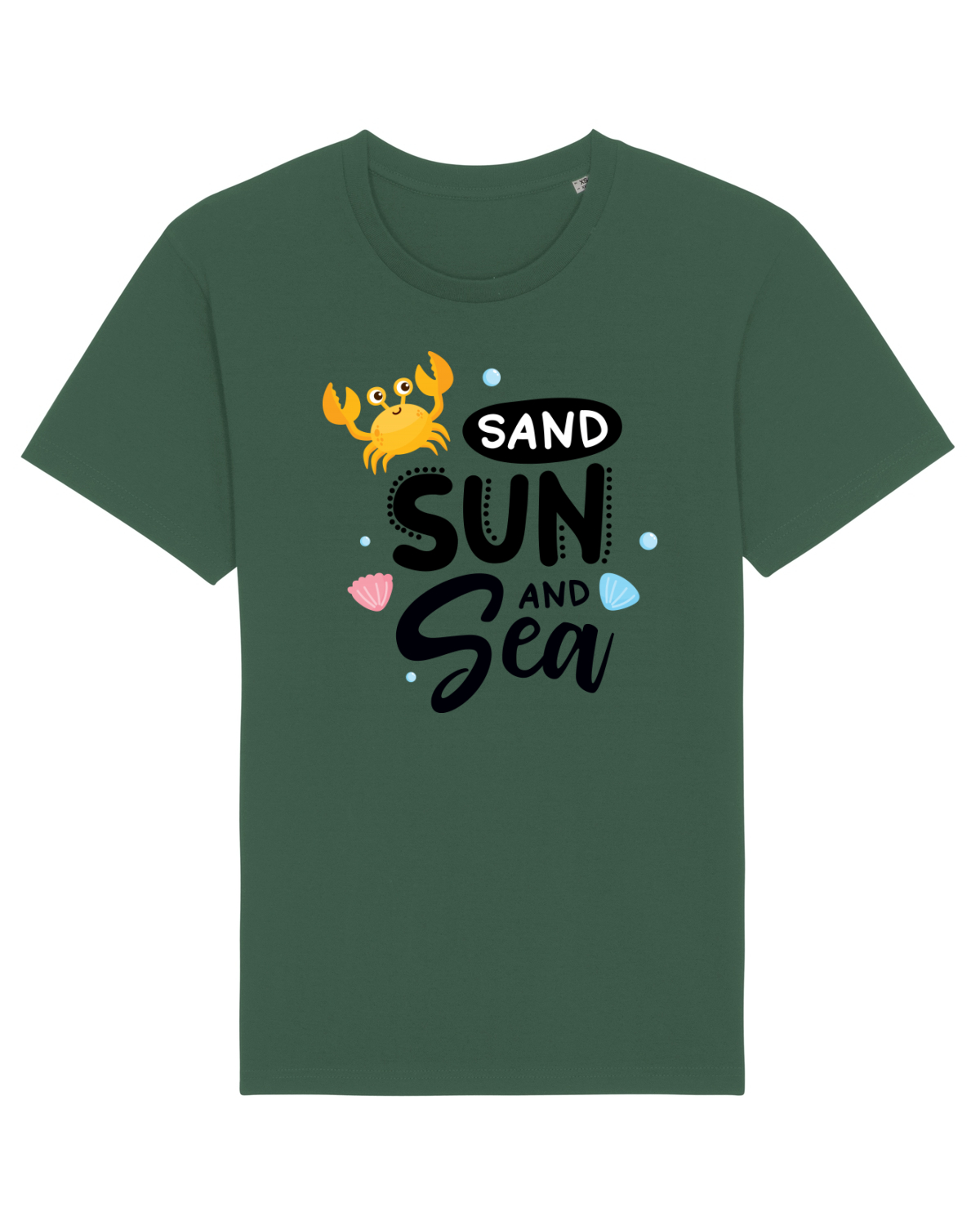 Tricou mânecă scurtă Unisex Rocker Bottle Green
