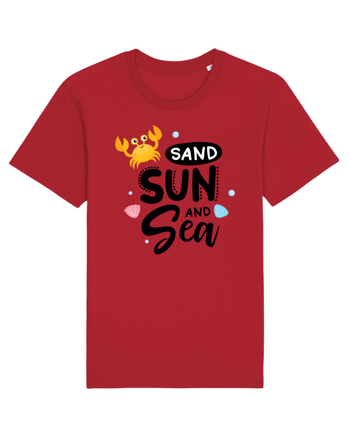 Tricou mânecă scurtă Unisex Rocker Red