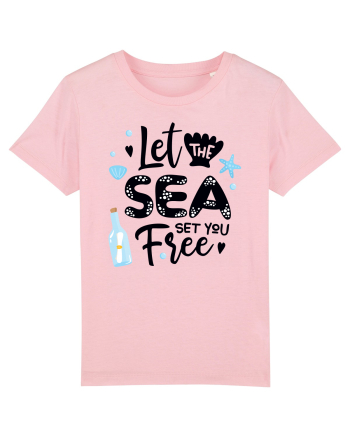 Let the Sea set you Free Cotton Pink