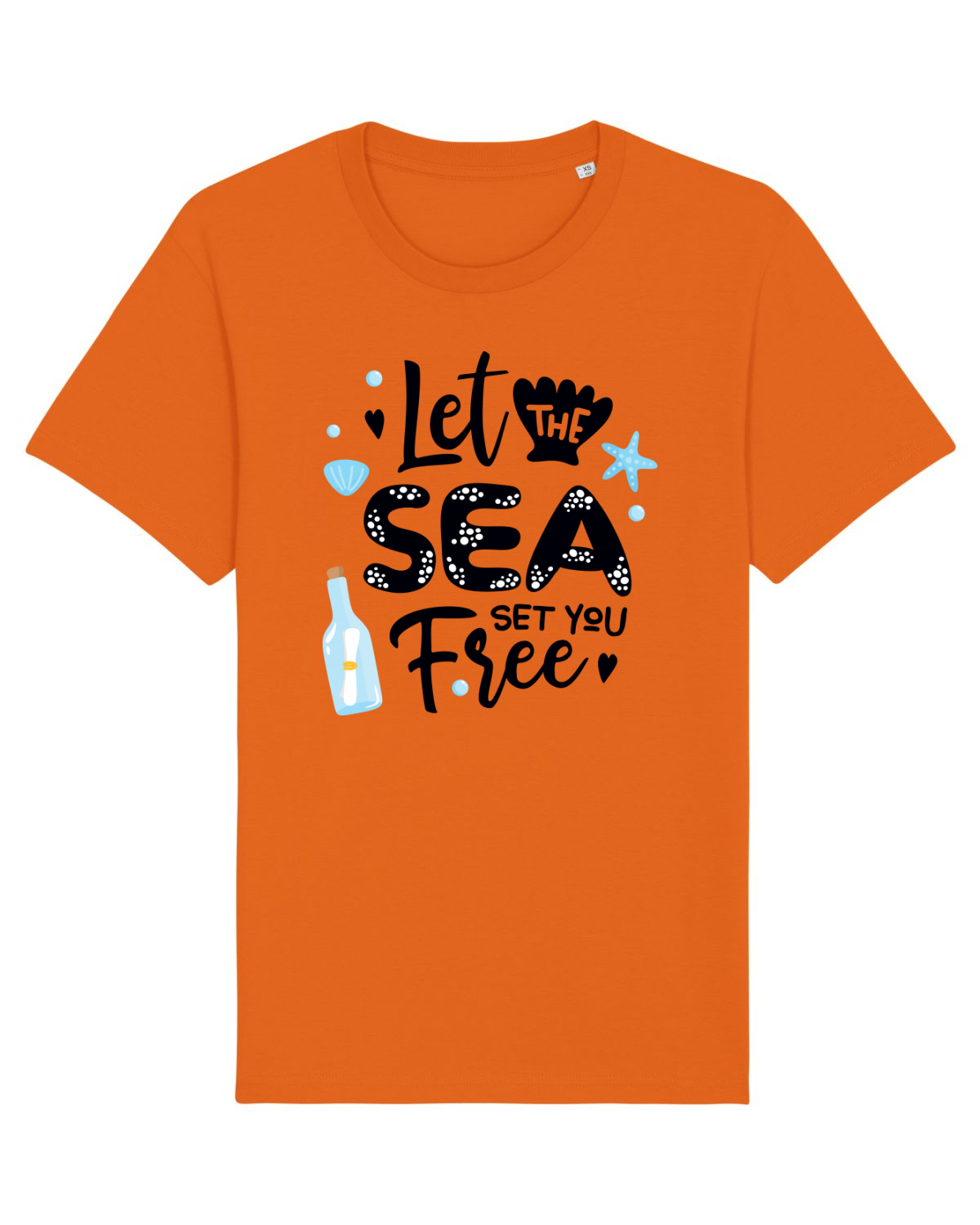 Tricou mânecă scurtă Unisex Rocker Bright Orange