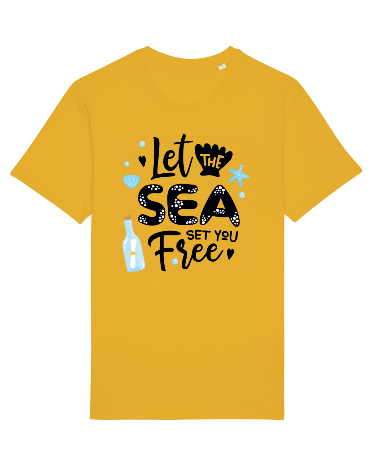 Tricou mânecă scurtă Unisex Rocker Spectra Yellow