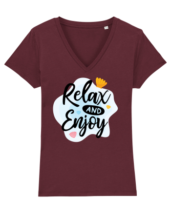 Relax and Enjoy Burgundy