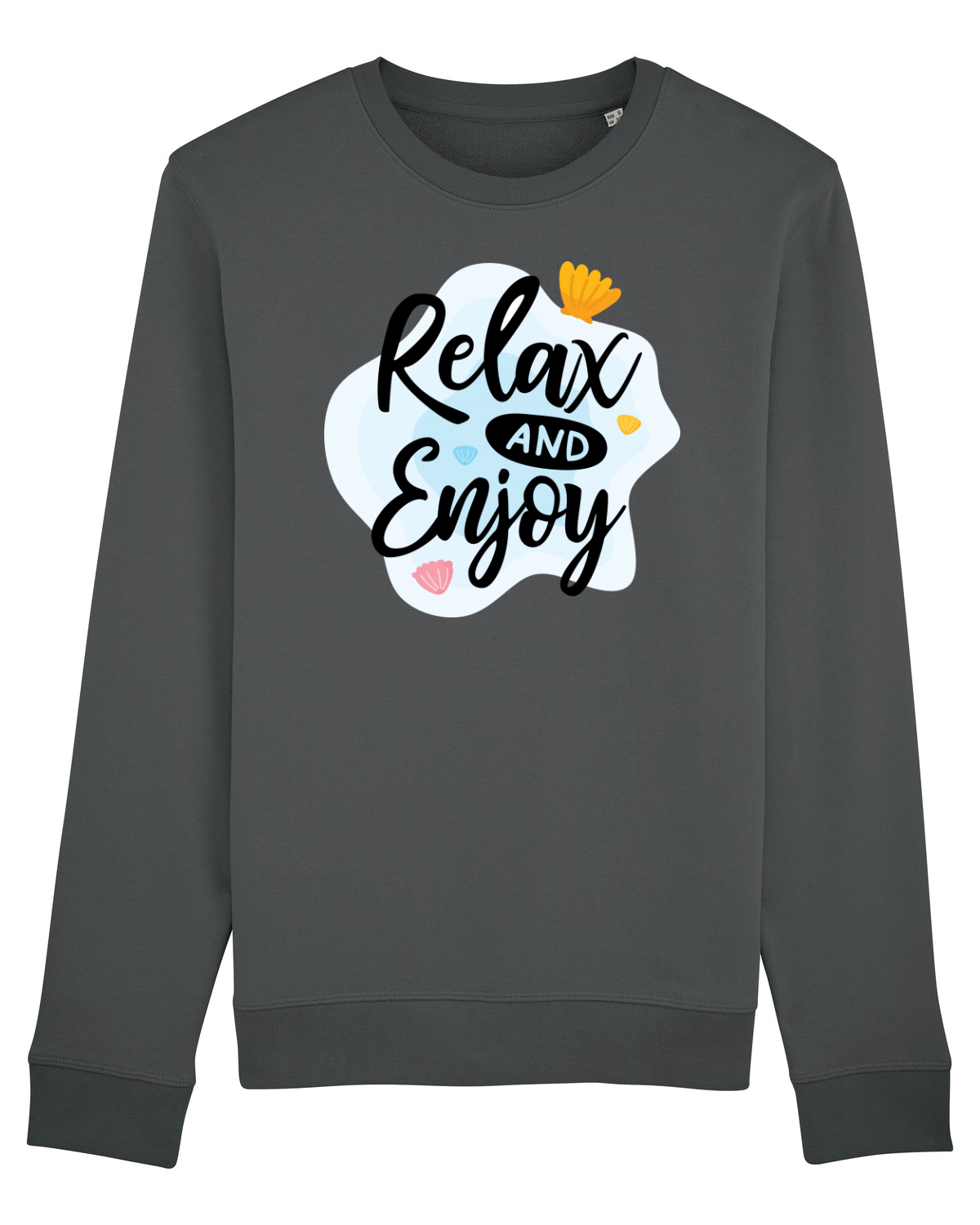 Bluză mânecă lungă Unisex Rise Anthracite