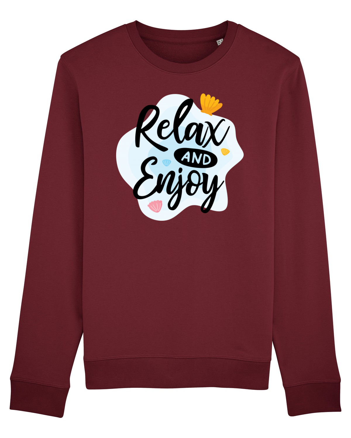 Bluză mânecă lungă Unisex Rise Burgundy