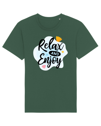 Relax and Enjoy Bottle Green