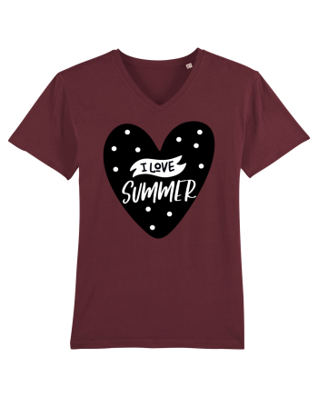 I Love Summer Burgundy