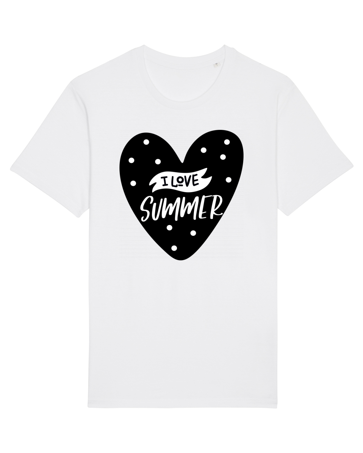 Tricou mânecă scurtă Unisex Rocker White