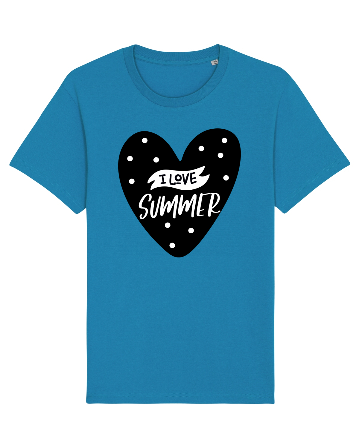 Tricou mânecă scurtă Unisex Rocker Azur