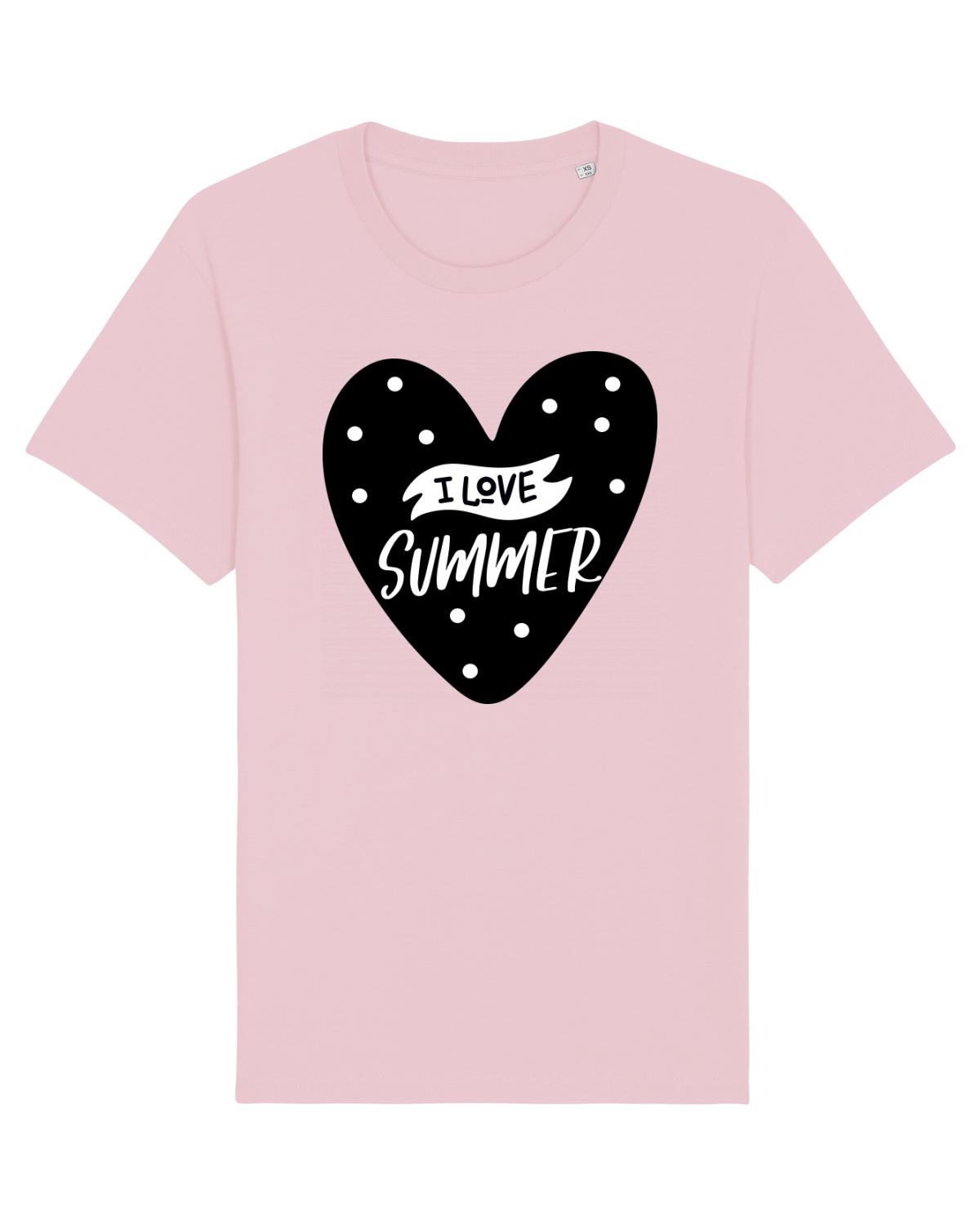 Tricou mânecă scurtă Unisex Rocker Cotton Pink