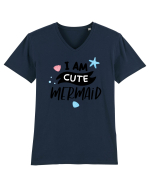 I am a Cute Mermaid Tricou mânecă scurtă guler V Bărbat Presenter