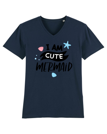 I am a Cute Mermaid French Navy