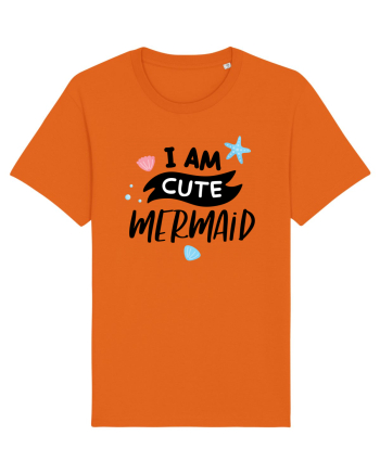 I am a Cute Mermaid Bright Orange