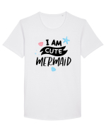 I am a Cute Mermaid Tricou mânecă scurtă guler larg Bărbat Skater