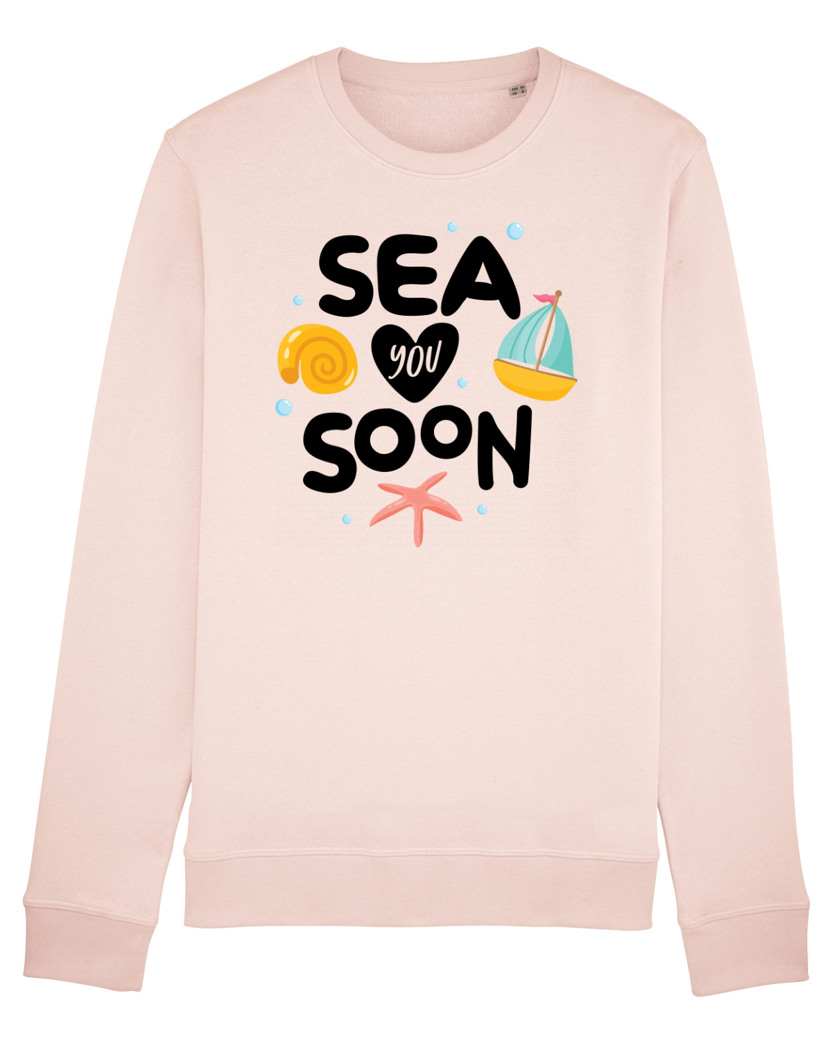 Bluză mânecă lungă Unisex Rise Candy Pink