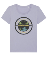 Explore Dream Discover Tricou mânecă scurtă guler larg fitted Damă Expresser