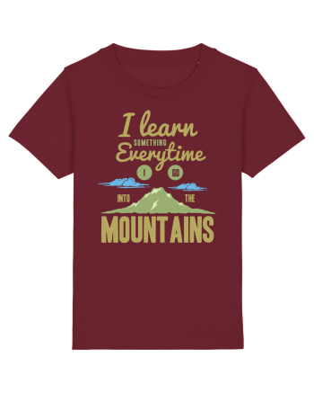 Learn From The Mountains Burgundy