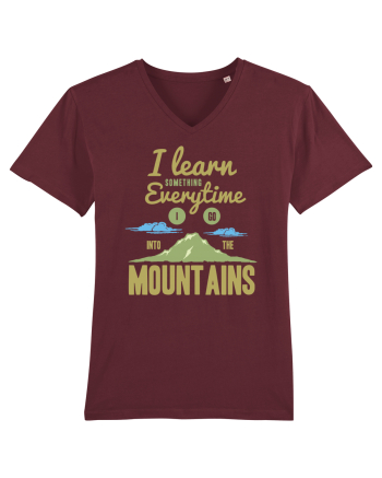 Learn From The Mountains Burgundy