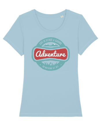 Life Is Adventure Sky Blue