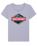 Mountaineering Tricou mânecă scurtă guler larg fitted Damă Expresser