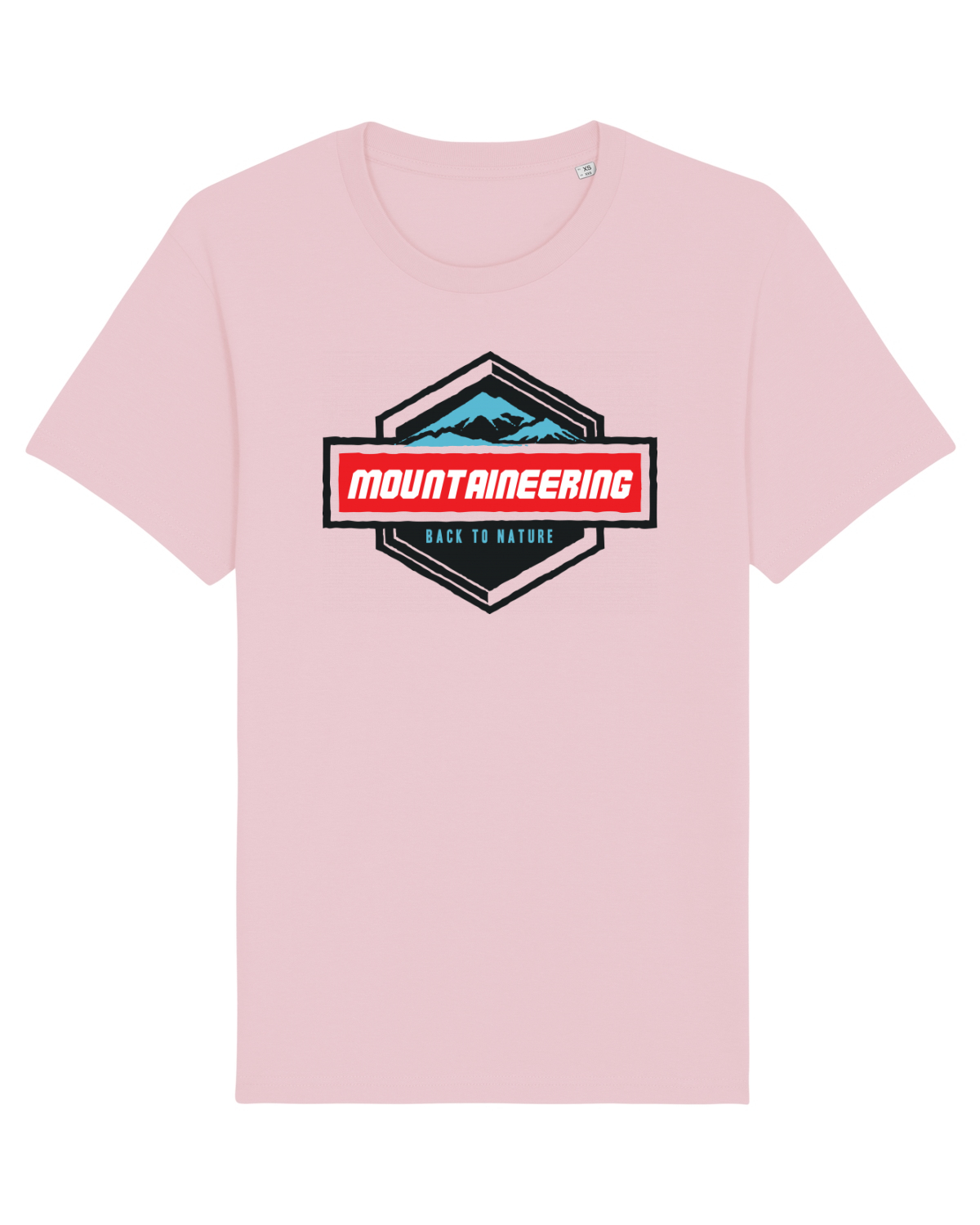 Tricou mânecă scurtă Unisex Rocker Cotton Pink