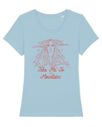 Take me To the Mountains Sky Blue