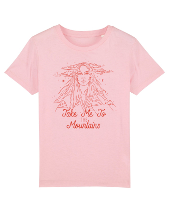 Take me To the Mountains Cotton Pink