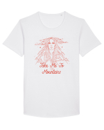 Take me To the Mountains Tricou mânecă scurtă guler larg Bărbat Skater